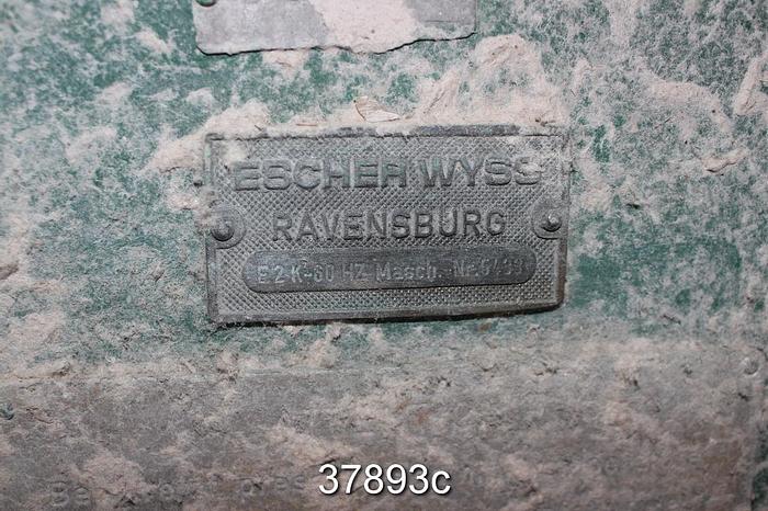 Used Escher Wyss E2K Deflaker with 200 HP Motor #37893