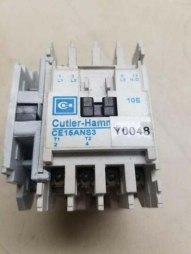 Used CUTLER HAMMER CE15ANS3, CONTACTOR