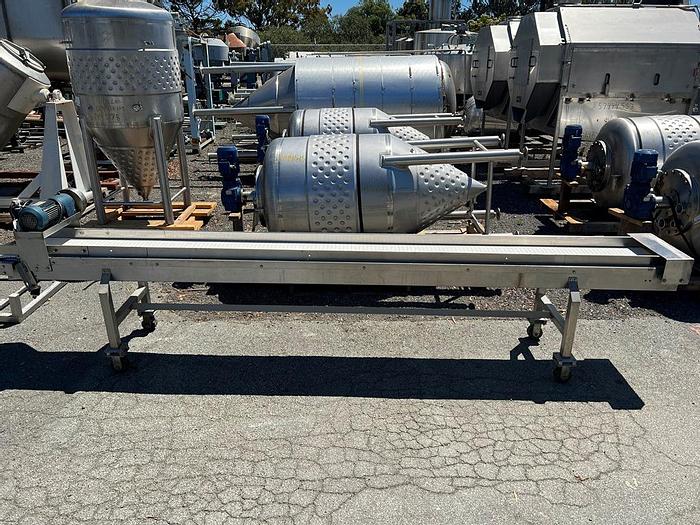 Used Conveyor, Belt, 12" x 13', S/st, Plastic, Great Western, 1 HP #S744644