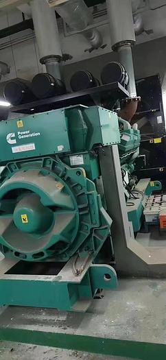 Used Cummins generator very low hours with Stamford alternator