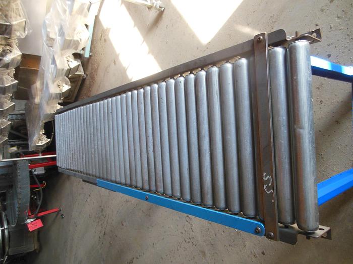 Used Conveyor, Roller, 12" X 5', On Legs, 1-1/2" Diameter Roller #S742635