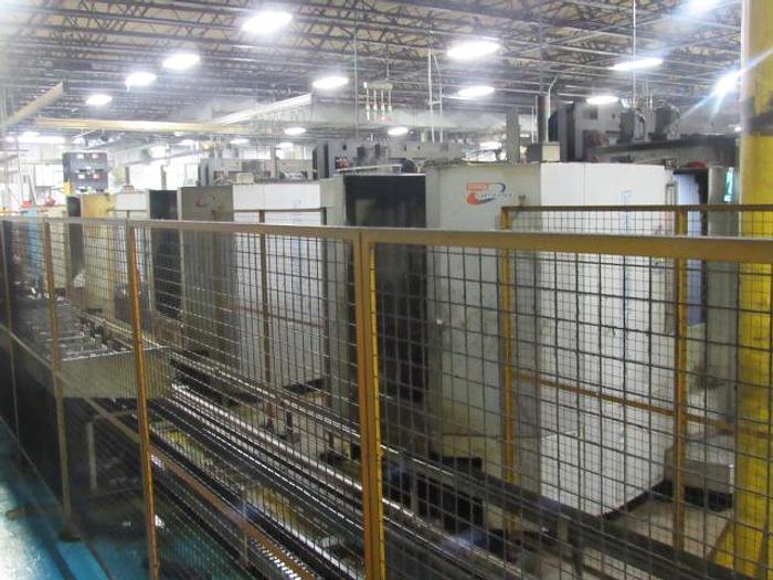 Used Toyoda FMS System with (4) FH-550R Horizontal Machining Centers