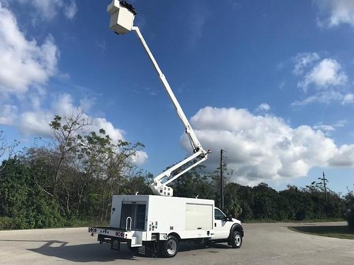 Used 2014 Ford F550 Omnivan Altec AT248F 48ft Bucket Truck - C75164