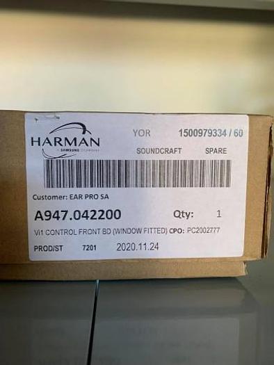 Soundcraft Vi1 Control Front BD