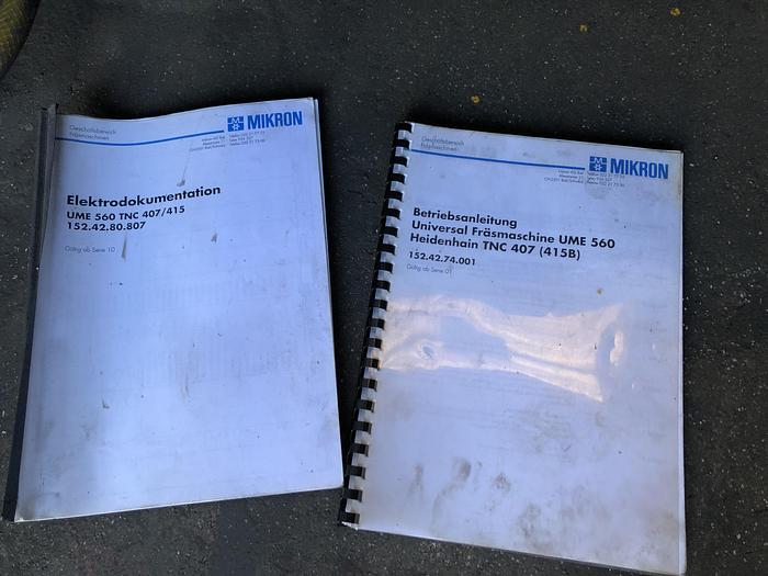 Gebruikt CNC frees machine Mikron UME 560