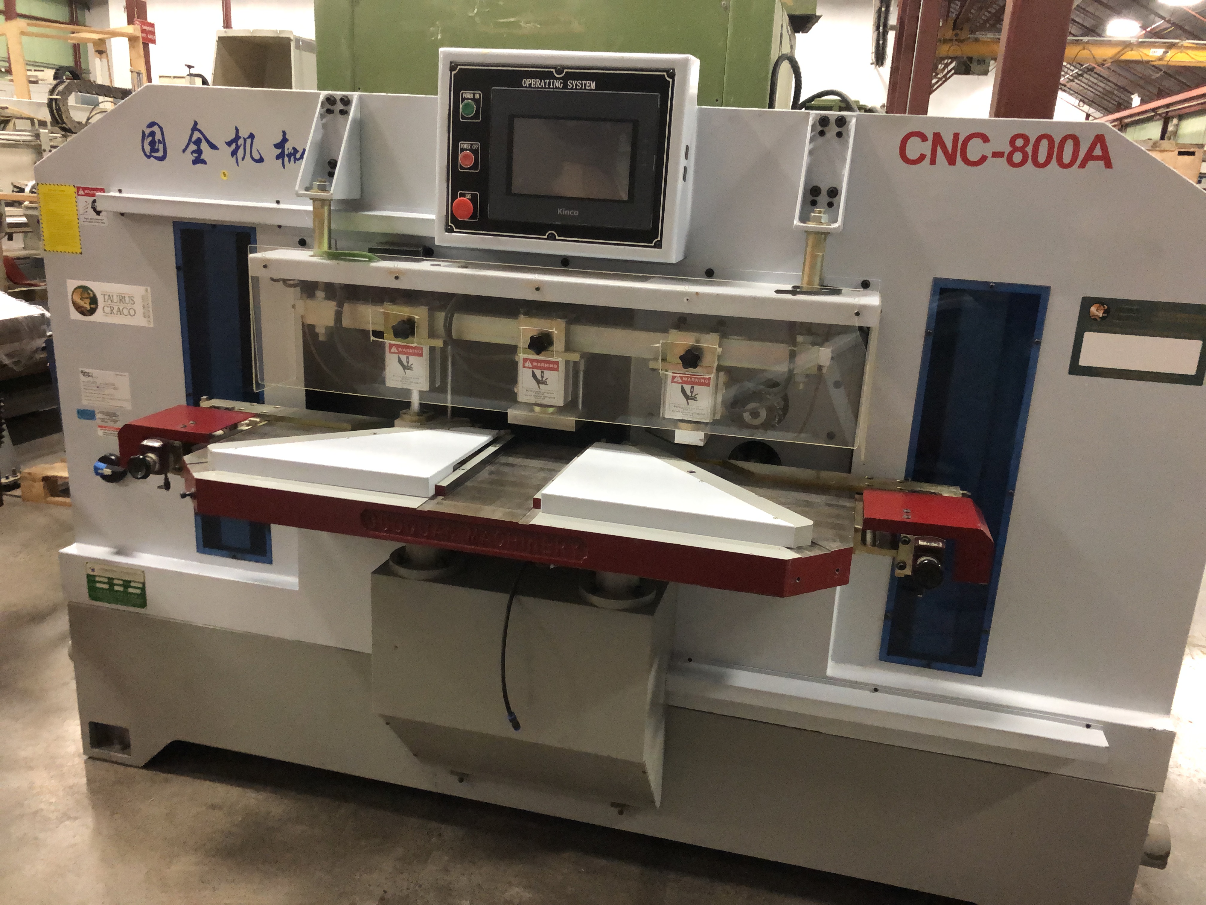 Used 2016 Guaoquan CNC800A Mitre, Mortise and Tenon Machine