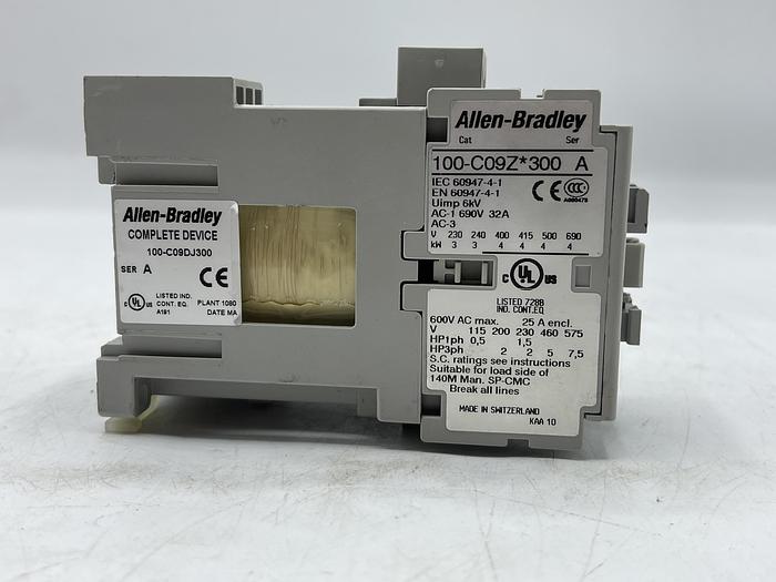 Used AB ALLEN BRADLEY 100-C09Z*300 Ser A 