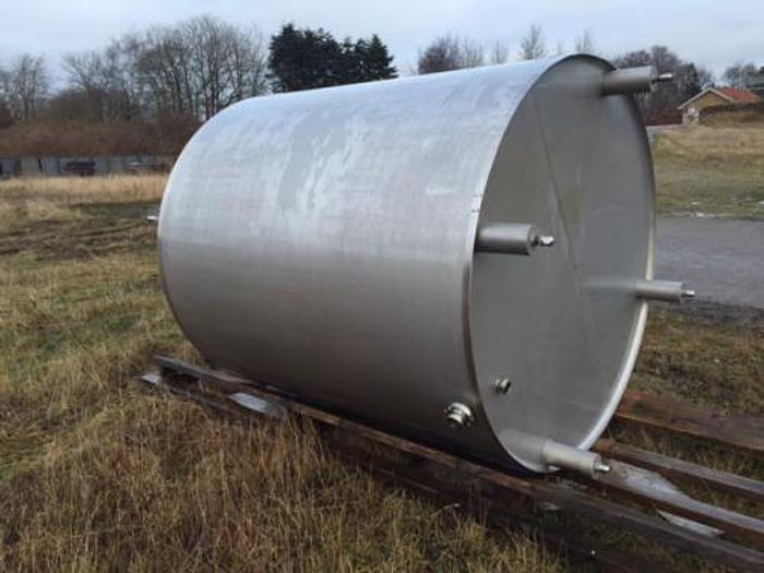 Brugt 4 m3 rustfri kappe tank