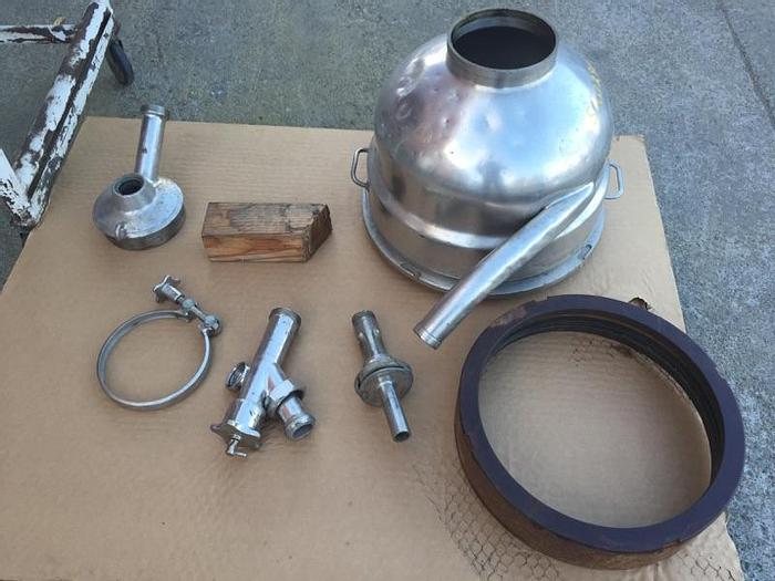 Used Centrifuge, Disc, Batch, Solid Wall, Westfalia, RN-9004, S/st #S202905