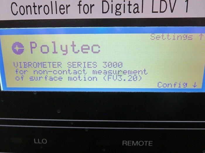 Used Polytec, OFV 3001, Vibrometer Controller, (X 4),For Parts &/Or Repair,NO RETURNS