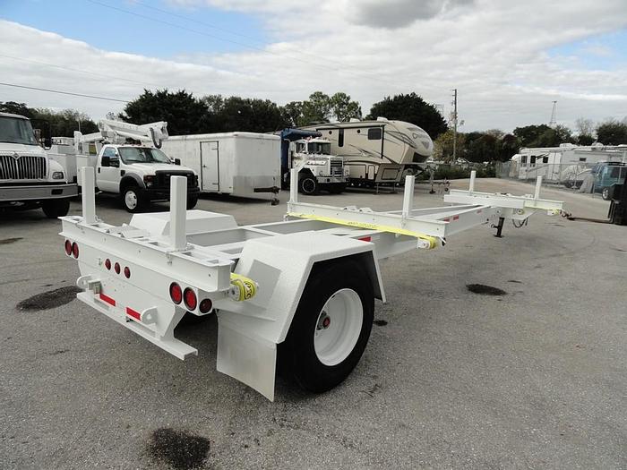 Used Butler 25,000 lb Extendable Utility Pole Trailer - 06135