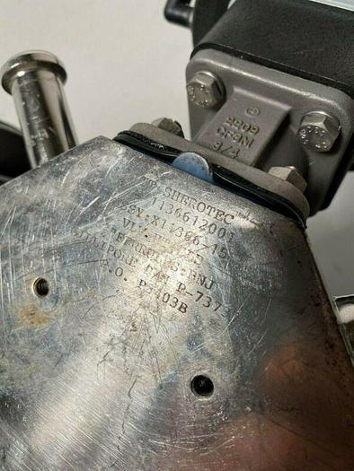 Used 5 ITT Sherotec Stainless Steel Diaphragm Valves w/ Position Monitors