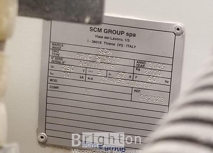 Used 2005 SCM Olimpic S3000 Edgebander for parts