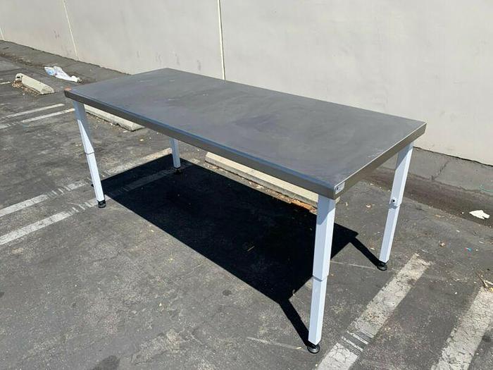 Used Terra Universal 30" x 72" x 32" Stainless Steel Heavy Duty Work Table