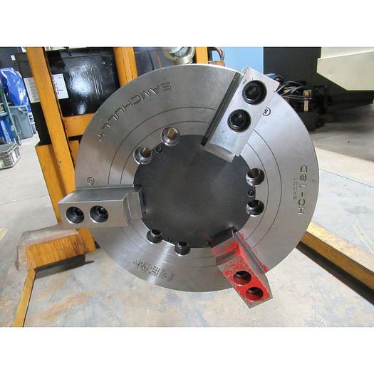 Used 18 IN Samchully HC-18D Standard 3-Jaw Open-Center Chuck