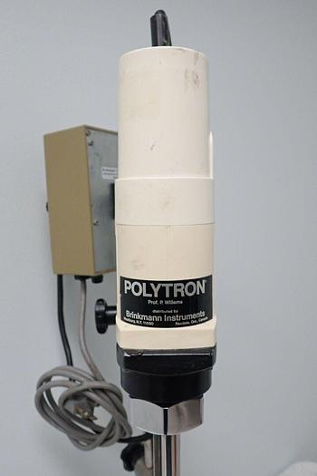 Used Brinkmann Polytron Kinematica Type PT 10/35 Homogenizer with Controller & Stand