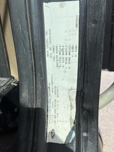 Used 2006 MACK CV713 Granite 5606