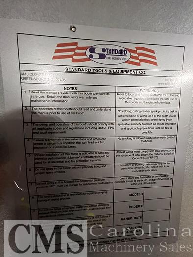 Used Carolina Virginia 14x27 Spray Booth