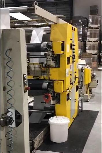 Used 2005 HOLWEG RS15 with in line flexo printer - Flat & satchel paper bag making machine