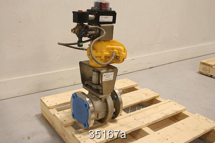 Unused Velan 01413-SSGA 3" Control Ball Valve #35167