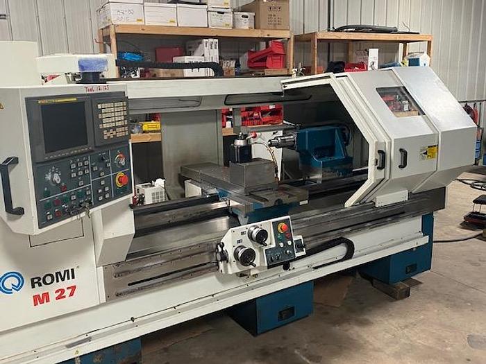 Used Romi M27 CNC Combination Teach Lathe