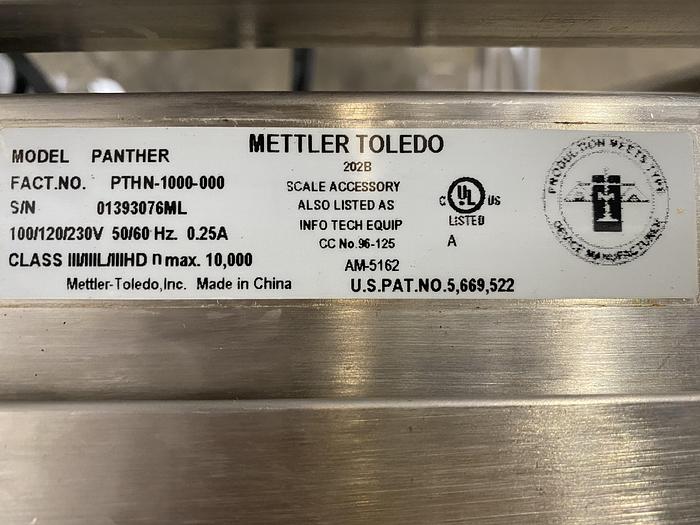 Used T&C 50 Liter Stainless Steel 45 PSI Jacketed Reactor w/ Agitator & Load Cells