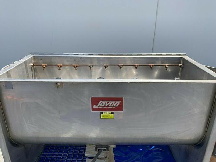 Used Jaygo 20 Cu Ft  Stainless Steel Ribbon Blender w/ 7.5 HP Motor
