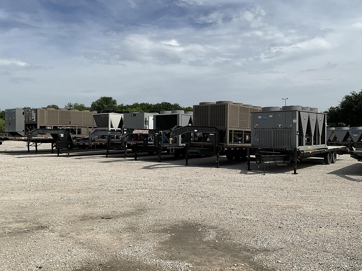 Used Trane – 185 Ton Air Cooled Chiller with Pump