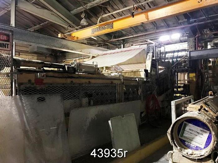 Used Andritz Wet Lap Line. 80" Belt Press with Steel Frame #43935