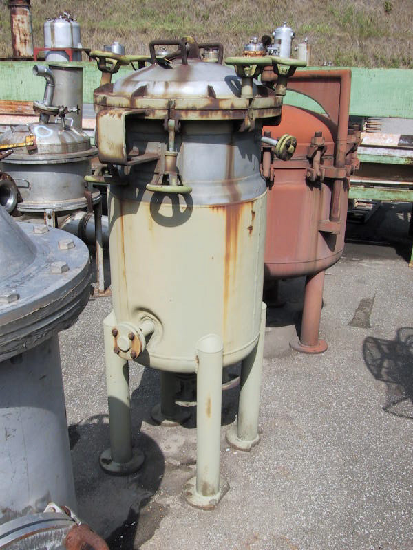 Used Corpo filtro senza elementi filtranti. Camicia di riscaldamento.