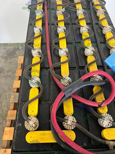  for parts or not working Hawker  024125F13 Forklift Battery 48 V, 37 Amps