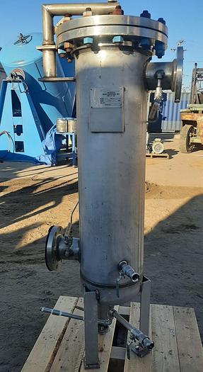 Used Filter, Cartridge, 304 S/st, Rush, 11" x 41", 230 PSI, #S744391