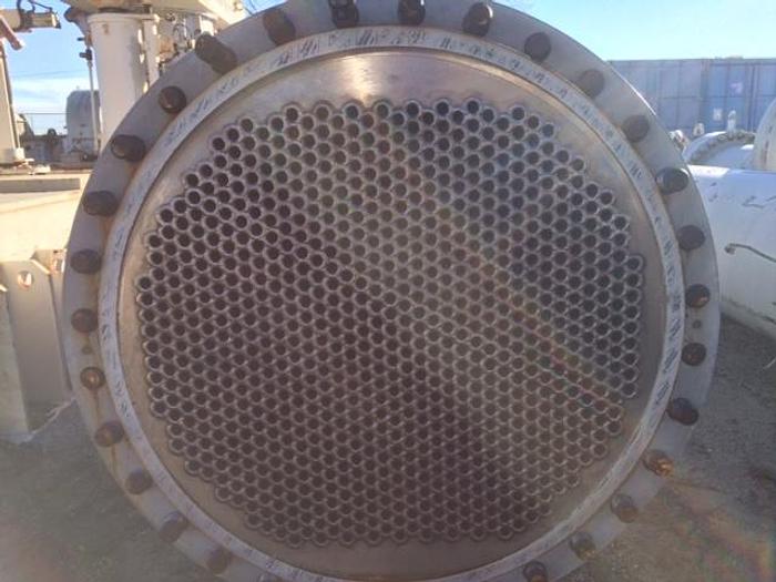 Used Unused Gaspar Inc. approximately 3800 square foot (single-pass) Shell and Tube Heat Exchanger