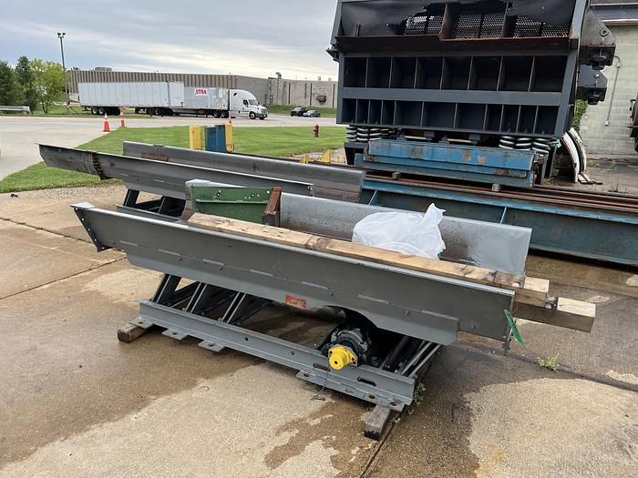 Used WEBSTER INDUSTRIES FLAT SPRING SHAKER CONVEYOR