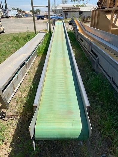 Used 29' Long x 18" Wide Incline Conveyor