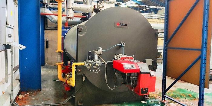 Used 2008 Fulton RBC1250 fuel-fired steam boiler