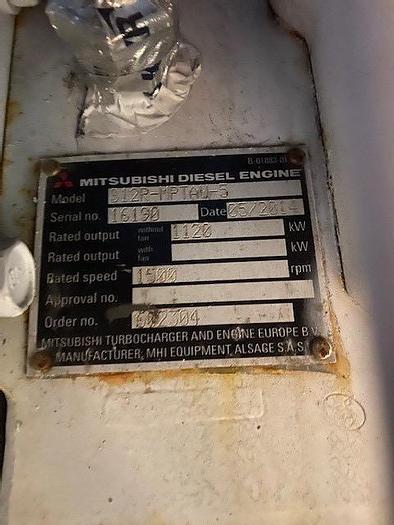 Mitsubishi S12R-MPTAW new generator sets