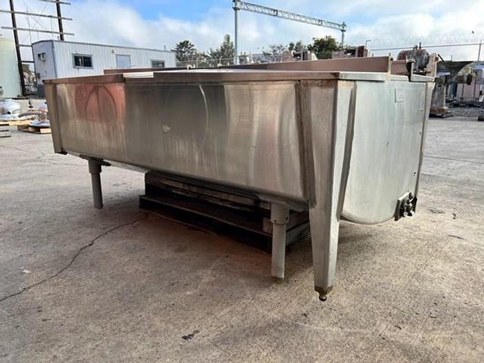 Used Tank, 400 Gallon, S/st, Horizontal, Rectangular #C738095