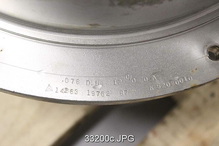 Used Bird 200 Pressure Screen Basket, .078" Holes #33200