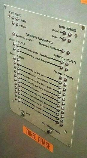 Used L&J 22 Ton Punch Press Air Clutch & Brake with Palm Buttons Excellent Condition!