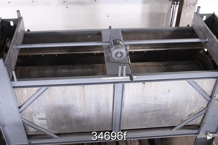 Used Black Clawson Selectpurge 4500 Detrashing Trommel Screen #34696