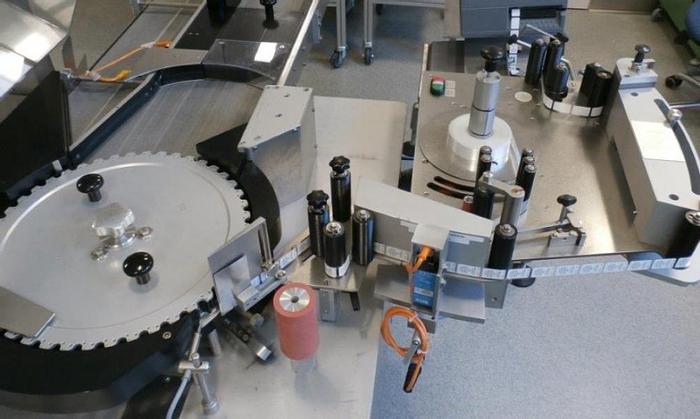 Used M 11785 D - Labeller BAUSCH + STRÖBEL ESA 1001 for Ampoules