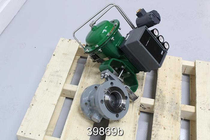 Unused Fisher 3" Vee Ball Valve, Unused #39869