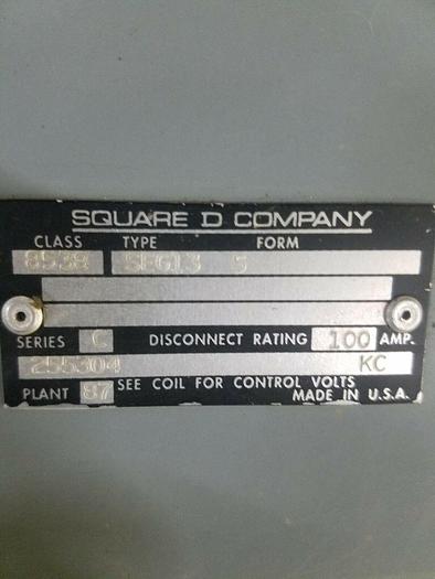 Used Square D Fusible SEG13 100A