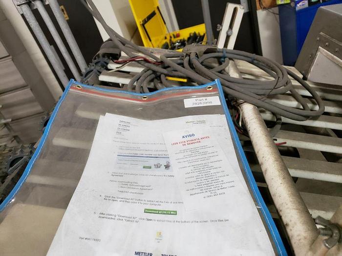 Used Metttler Safeline 410303 Metal Detector & Conveyor