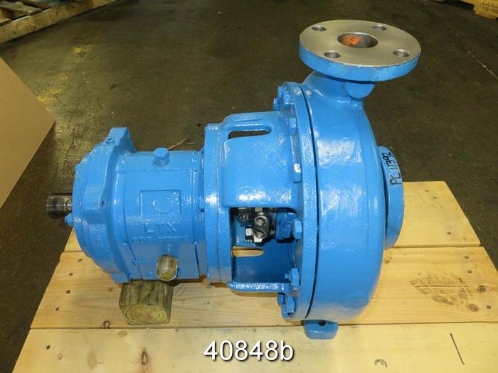 Used Goulds 3196 2x3x13 Pump, Titanium Casing, 5-Vane SS Impeller #40848