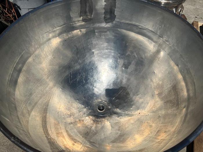 Used Kettle, 80 Gallon, S/st, Jkt, Lee, John Lentz, 40 PSI #S744757