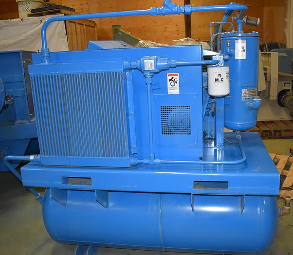 Used 15 hp Quincy Northwest rotary screw air compressor