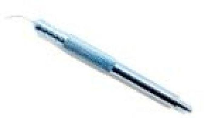 Used Ophthalmic Handpiece DK Irrigation 23 Gauge Short Curved Shaft DUCKWORTH & KENT 8-657