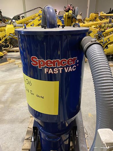 Used SPENCER FAST VAC SYS90134B 370CFM WITH 7.5HP PUMP
